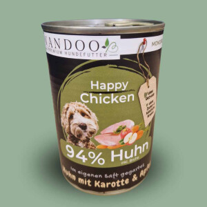 Happy Chicken - Huhn mit Karotte & Apfel 800 g