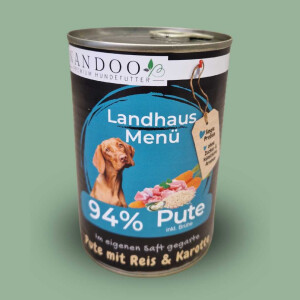 Landhaus Menü – Pute mit Reis, Karotte &...